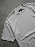 AUREX Premium Oversized Drop Shoulder T-Shirt for Men – Light Grey