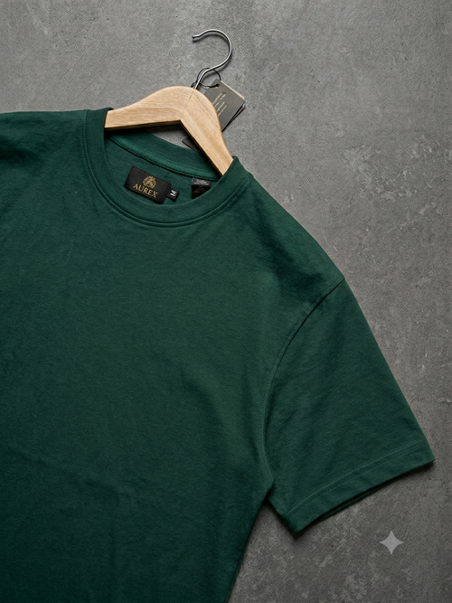 AUREX Premium Oversized Drop Shoulder T-Shirt for Men – Dark Green