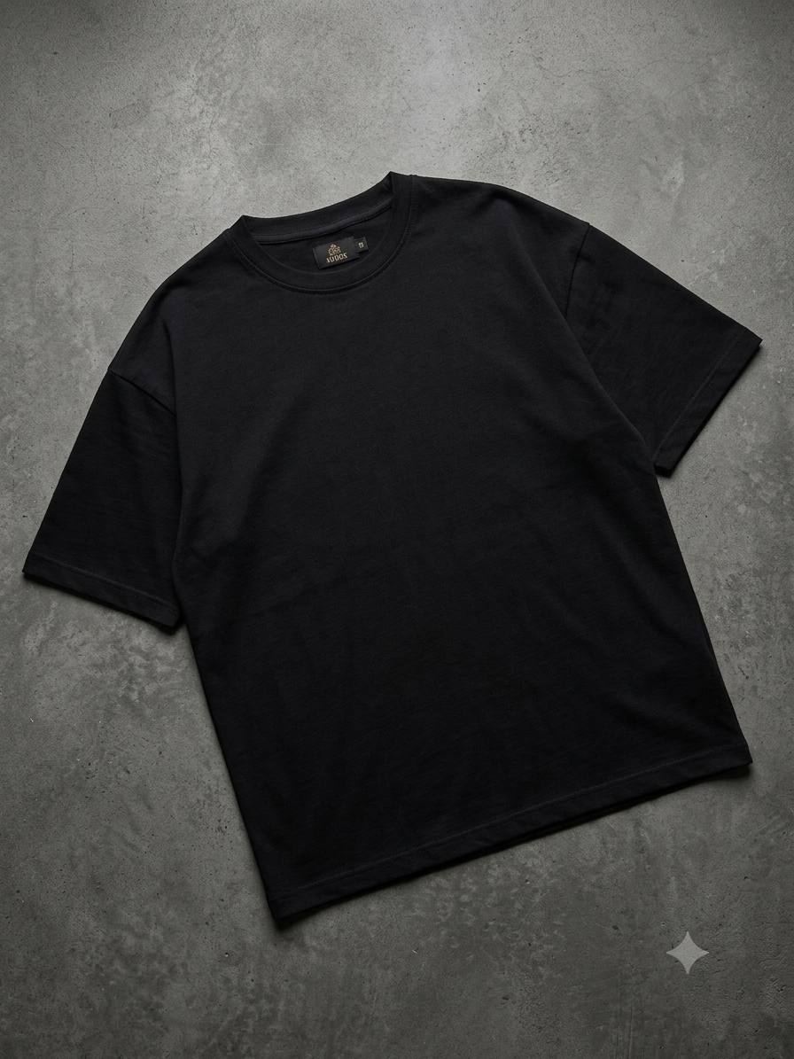 AUREX Premium Streetwear Oversized T-Shirt – Black